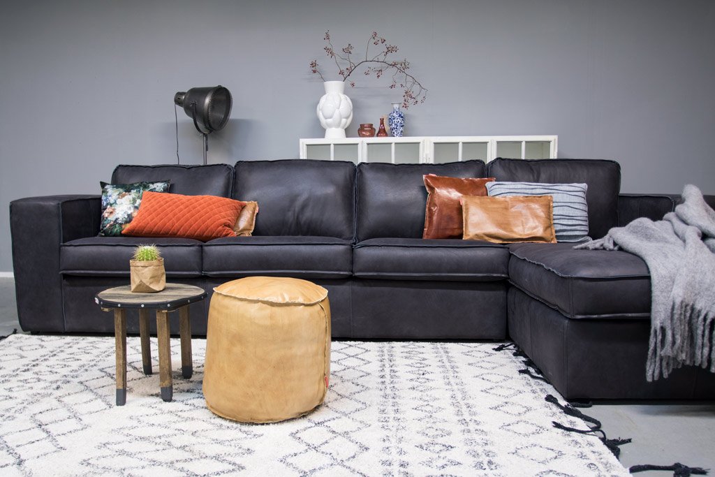 Industrie Sofa Lounge Lina - Büffelleder Elegant