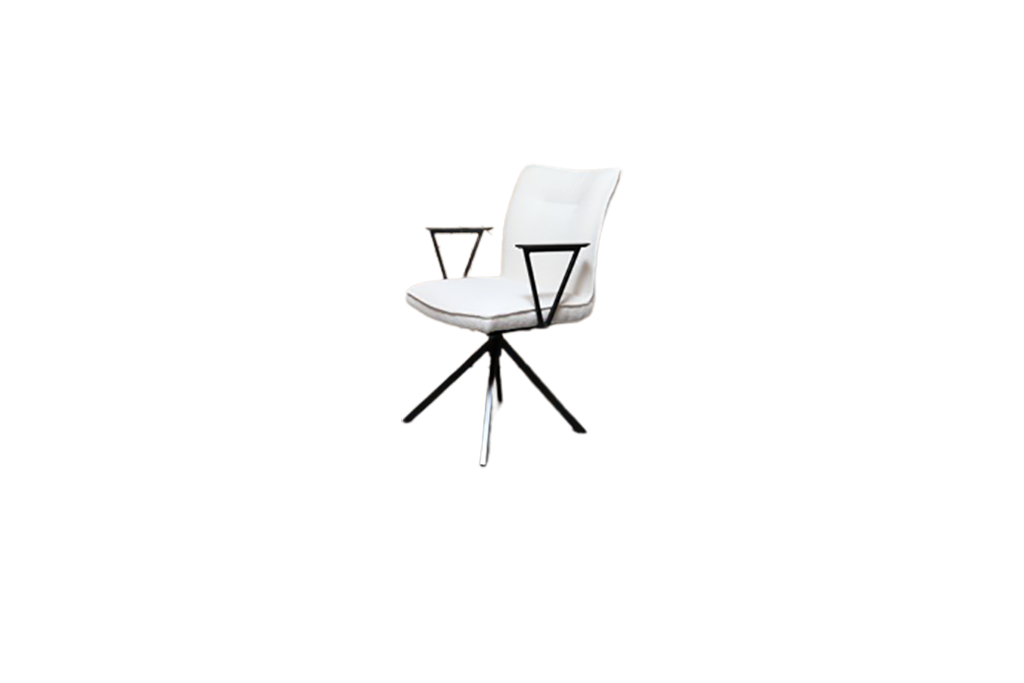 Industrial chair Anna met arm | TRT Straight Bakelite | Alpine Ivory