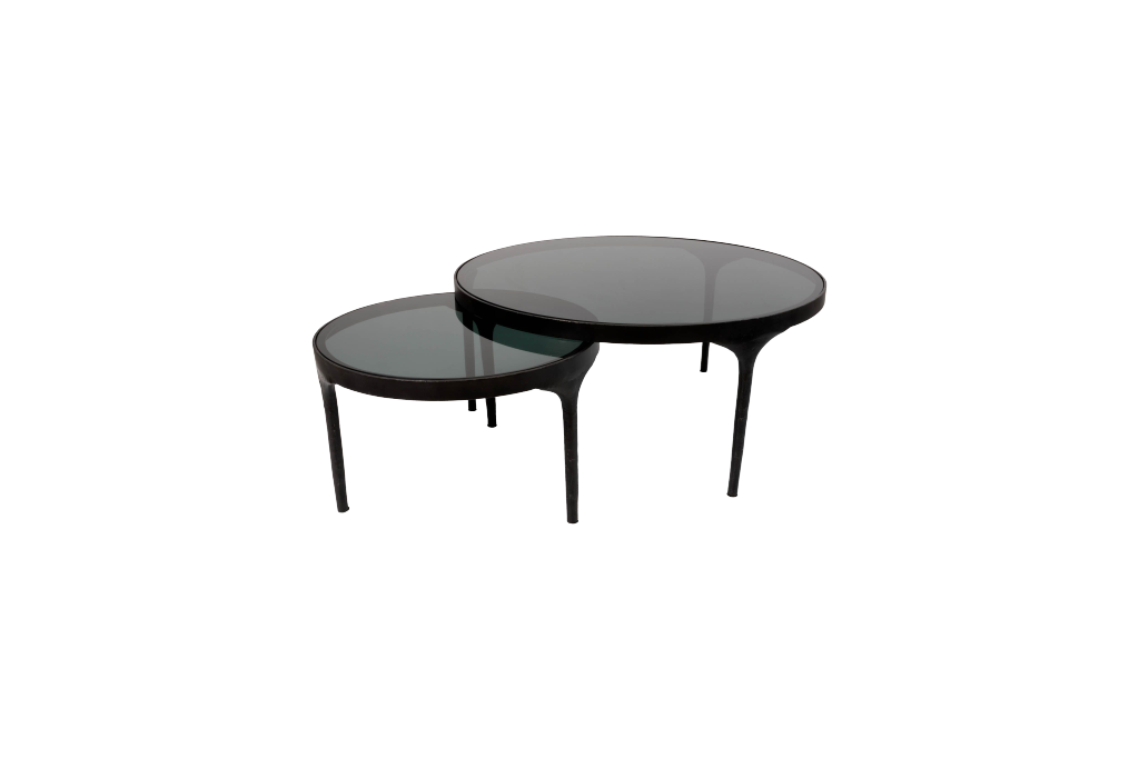 Couchtisch Montana small /Metall & Glas